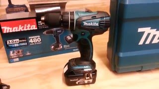 MAKITA 18V HAMMER DRILL XPH01 REVIEW [upl. by Nwahsiek]