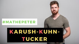 Karush Kuhn Tucker Bedingungen KKT  Notwendiges oder hinreichendes Kriterium für Extrema [upl. by Draper]