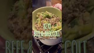 KETO BEEF amp BROCCOLI ketolifestyle lowcarb onepotmeals easyketo weightloss easydinner [upl. by Iras]