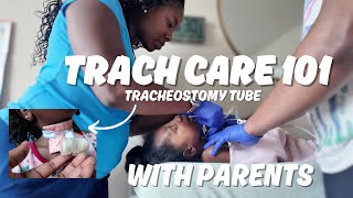 HOW TO DO TRACH CARE TRACHEOSTOMY TUBE MEDICAL NEEDS PFEIFFER SYNDROME [upl. by Narah134]