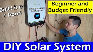 Beginner And Budget Friendly DIY Solar Power System Anyone can build this [upl. by Topper]