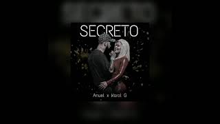 Anuel Ft Karol G  Secreto Clean Version [upl. by Heriberto594]