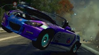 Race Car Crashes Slow Motion Montage 46 [upl. by Nadya]