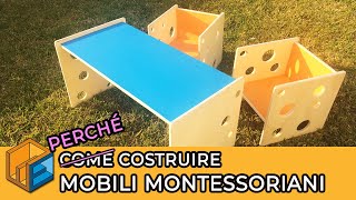 Come costruire mobili montessoriani  Fai da te [upl. by Gintz920]