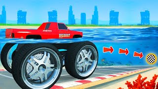 Welches AUTO kann weiter UNTER WASSER fahren in GTA 5 Experiment [upl. by Dupin]