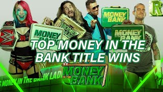 Top 10 Money In The Bank CashIns [upl. by Lilhak]