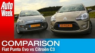 Occasion dubbeltest  Fiat Punto vs Citroën C3 [upl. by Collie98]