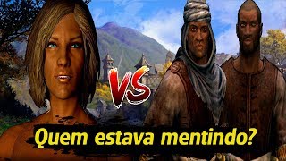 A resposta do maior mistério de Skyrim  Qual a escolha certa A mulher Redguard ou os Mercenários [upl. by Arramat]