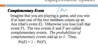 155 Equiprobable Spaces [upl. by Chaing]