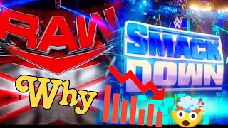 quotRaw and SmackDown deadquot why the viewership is declining in WWE 😔 [upl. by Zanas]