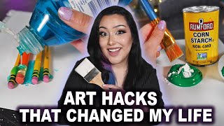 20 LIFE CHANGING Art Hacks That ACTUALLY Work [upl. by Mercy]