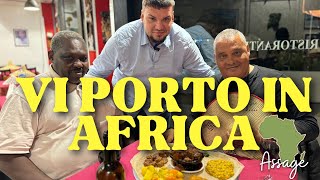 VI PORTO IN AFRICA  SAPORI DAFRICA 🐘🥘 food assage [upl. by Japheth]