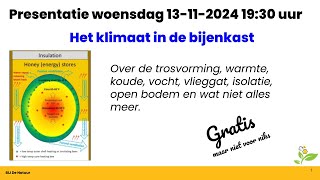 Het klimaat in de bijenkast [upl. by Engle813]