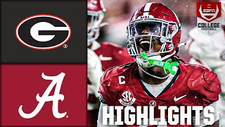 Georgia Bulldogs vs Alabama Crimson Tide  Full Game Highlights  ESPN College Football [upl. by Rechaba]