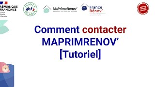 Comment contacter Maprimerenov  Tutoriel [upl. by Older]