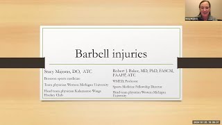 Barbell Injuries  AMSSM MSIG Webinar [upl. by Ondrea663]