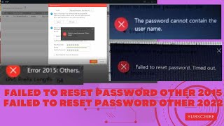 FAILED TO RESET PASSWORD OTHER 2015  FAILED TO RESET PASSWORD OTHER 2015 FAILED TO RESET PASSWOR [upl. by Arnaldo]