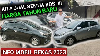 STOCK TERBARU HONDA BRIO E 20172018 INFO HARGA MOBIL BEKAS TERMURAH TAHUN 2023 [upl. by Nnazus756]