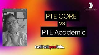 PTE Core vs PTE Academic  2 Differences ptecore pte [upl. by Ahras]