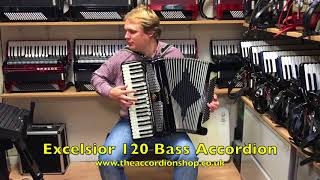 Excelsior 320 120 Bass Accordion [upl. by Ullman323]