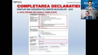 TUTORIAL Cum completezi Declarația Unică 2024 [upl. by Asi]