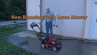 Toro Lawn Mower that will Not Start [upl. by Soren228]