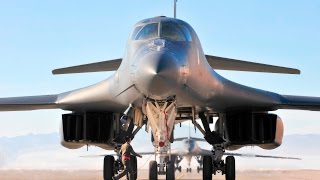 B1 Lancer Strategic Bomber – Pilot amp Crew Gear Up Preflight TaxiTakeoff [upl. by Gerladina]