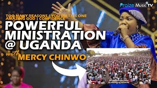 Experience The Magic Of Mercy Chinwos Powerful Performance In Uganda Watch How People React [upl. by Yenhpad]