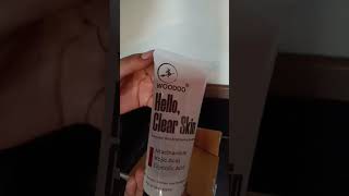 WOODOO hello  clear skin every day ✨ skin brightening Facewash for all skin types unboxing video [upl. by Joanne]