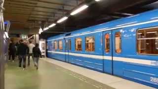 Stockholm  Liljeholmen Tunnelbanestation metro station 2015 05 09 [upl. by Bearce]