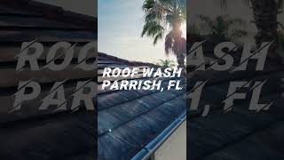 Roof Wash in Bradenton FL Soft Wash Low Pressure [upl. by Swain543]