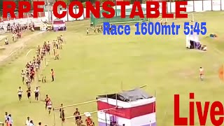 RPF CONSTAB RACE 1600 Meter 5 45 पूरा टाइम दे रहे हैं आप खुद देख सकते हो अब भर्ती होना हुआ आसान जरू [upl. by Nauqit948]