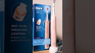 🎀 UNPACK THE ORALB PRO 3 ELECTRIC TOOTHBRUSH WITH ME 🎀 oralb oralbbrasil electrictoothbrush [upl. by Kenneth364]