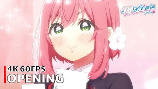 The 100 Girlfriends Who Really Love You  Opening 【Daisuki na Kimi e】 4K 60FPS Creditless  CC [upl. by Ecyt]