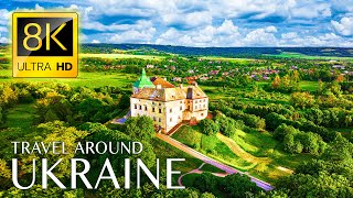 UKRAINE 8K • Beautiful Scenery Relaxing Music amp Nature Sounds in 8K ULTRA HD [upl. by Amitarp]