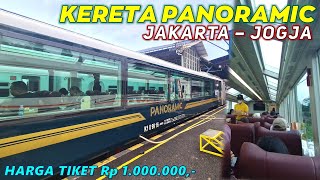 NAIK KERETA PANORAMIC PERTAMA DI INDONESIA  KA TAKSAKA PANORAMIC JAKARTA JOGJA Tarif 1 Juta Rupiah [upl. by Robenia]