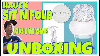 🔴Hauck Sit N Fold Kids High Chair Unboxing  Tsanel Juan [upl. by Busey]