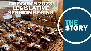 Oregon lawmakers kick off the long 2023 legislative session [upl. by Malchus]