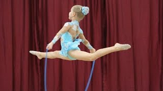 Rhythmic Gymnastics Florida State Competition Miami FL  Level 4 Rope [upl. by Enytsuj]