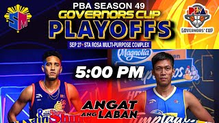 🔴LIVE RAIN or SHINE vs MAGNOLIA Hotshots PBA PLAYOFFS │ 2024 GOVERNORS CUP PlaybyPlay Reaction [upl. by Glanti]