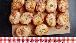 Hartige ham en kaashapjes  Recept  Koken met Marielle [upl. by Yeclek328]