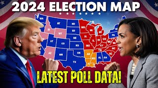 UPDATED 2024 Election Map Breaking Down the Latest Poll Data Across All States [upl. by Park64]