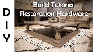 DIY Balustrade Coffee Table [upl. by Darci]