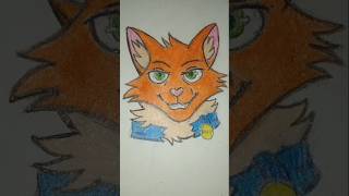 Drawing Fireheartstar part 2 🧡 warriorcats warriors cat drawing [upl. by Farrel]