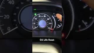 CRV Oil Life Reset honda hondacrv shorts shortvideo short mechanic automobile [upl. by Eimaraj]