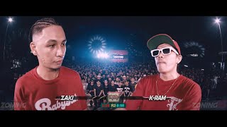 FlipTop  KRam vs Zaki [upl. by Enomsed157]