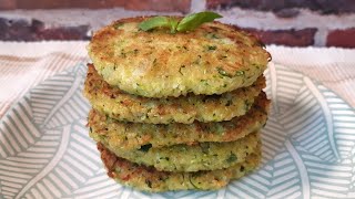 Galettes de courgette et de quinoa au basilic 336 [upl. by Aikahc]