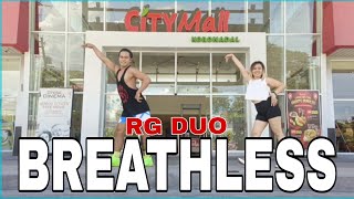 BREATHLESS  RG DUO  DJ JOHN PAUL REMIX  CITYMALL OF MARBEL  RETRO DANCE FITNESS  choreo Ronald [upl. by Ainadi]