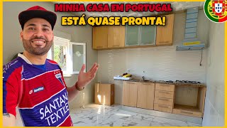 MINHA CASA EM PORTUGAL JÁ ESTÁ QUASE PRONTA Conrado Vlogs [upl. by Intruok394]