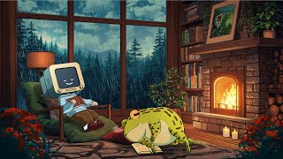 Cozy rainy night lofi 🌧 calm your anxiety relaxing music chill lofi hip hop beats [upl. by Allebasi536]